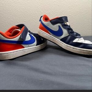 Nike Kids Navy and Orange Sneakers